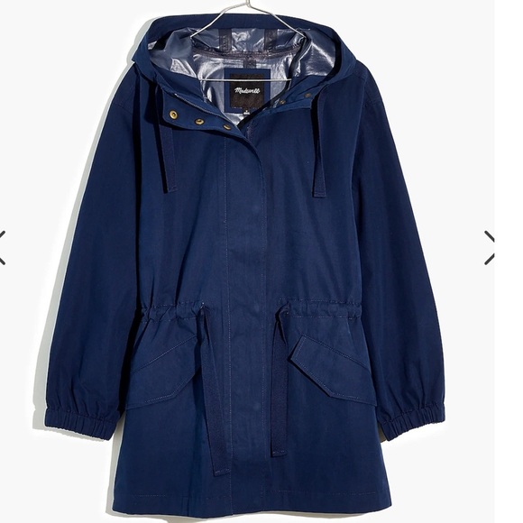 Madewell Jackets & Blazers - NWOT Madewell Waterproof Raincloud
Raincoat Navy Size S